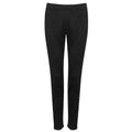 Black - Front - Tombo Womens-Ladies Piqué Slim Jogging Bottoms