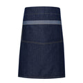 Indigo Denim - Front - Premier Unisex Adult Domain Waist Apron