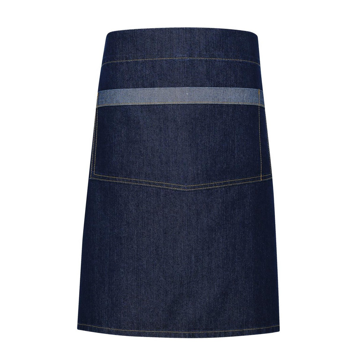 Indigo Denim - Front - Premier Unisex Adult Domain Waist Apron