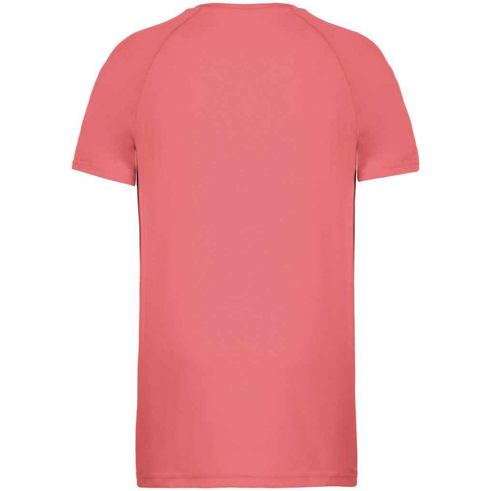 Sporty Coral - Back - Proact Mens Performance Short-Sleeved T-Shirt