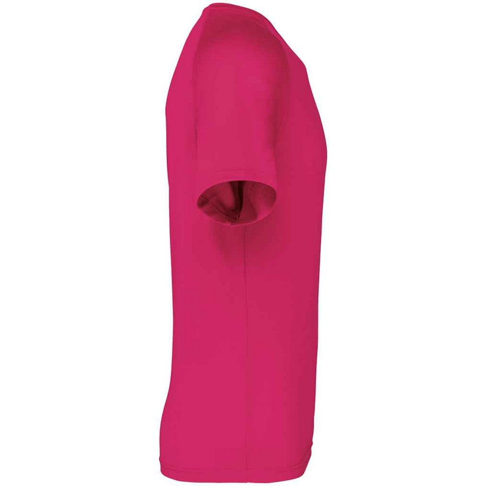 Fuchsia - Side - Proact Mens Performance Short-Sleeved T-Shirt