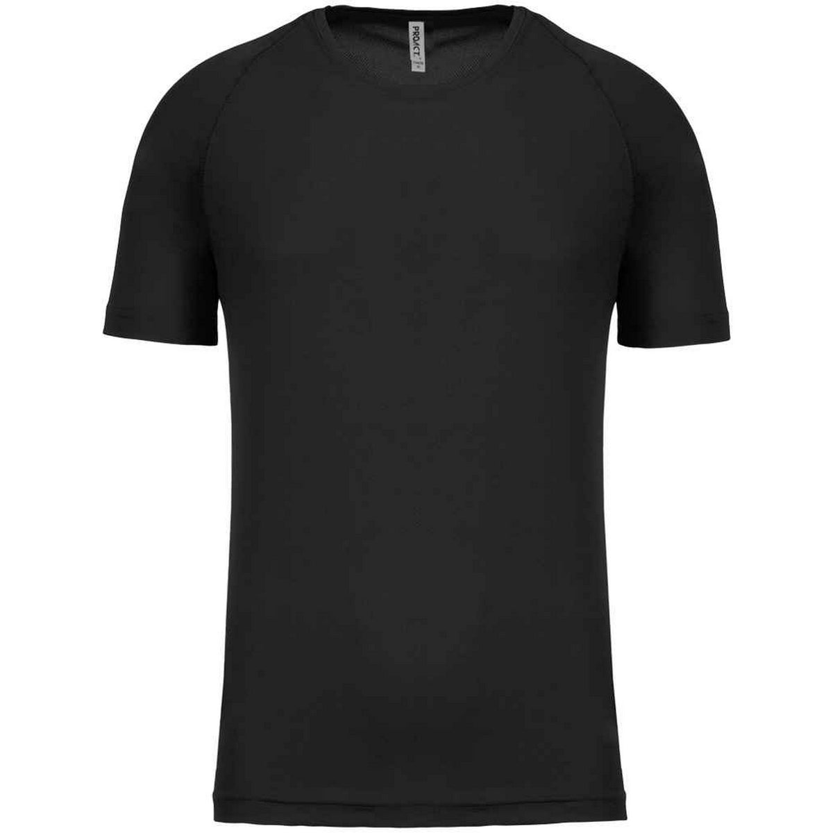 Black - Front - Proact Mens Performance Short-Sleeved T-Shirt