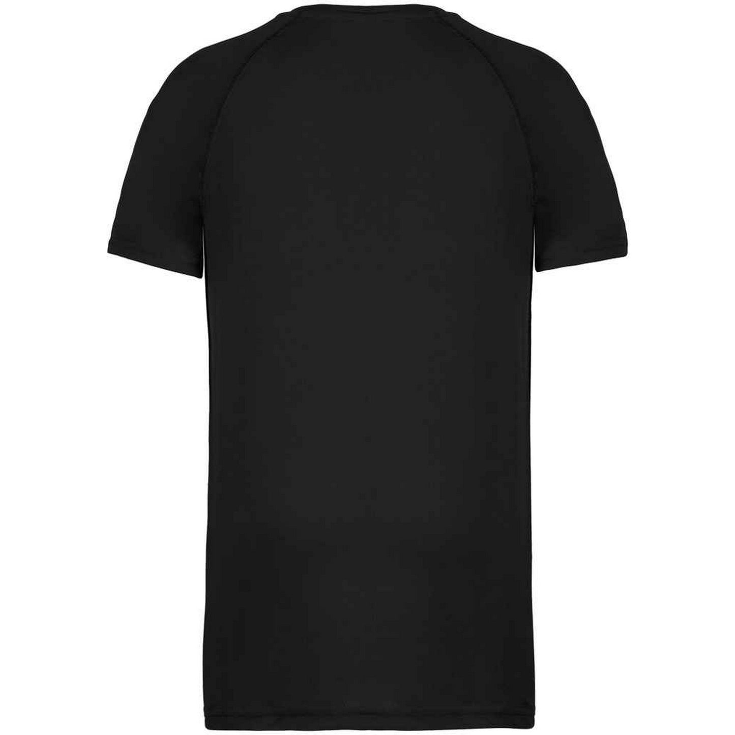 Black - Back - Proact Mens Performance Short-Sleeved T-Shirt