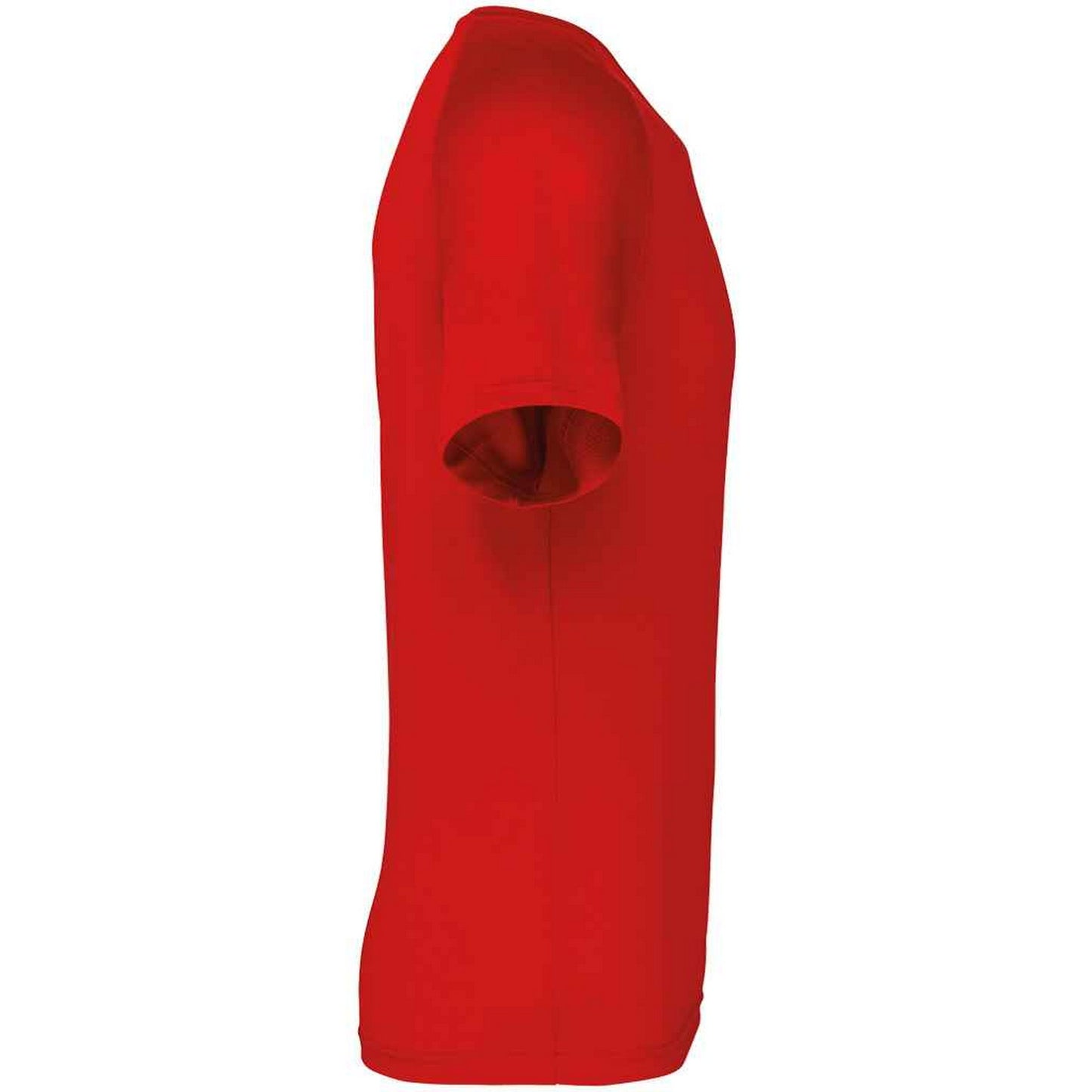 Red - Side - Proact Mens Performance Short-Sleeved T-Shirt