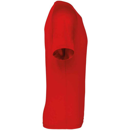 Red - Side - Proact Mens Performance Short-Sleeved T-Shirt