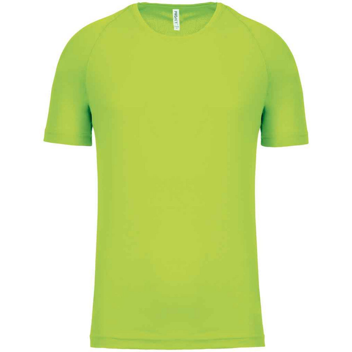 Lime - Front - Proact Mens Performance Short-Sleeved T-Shirt