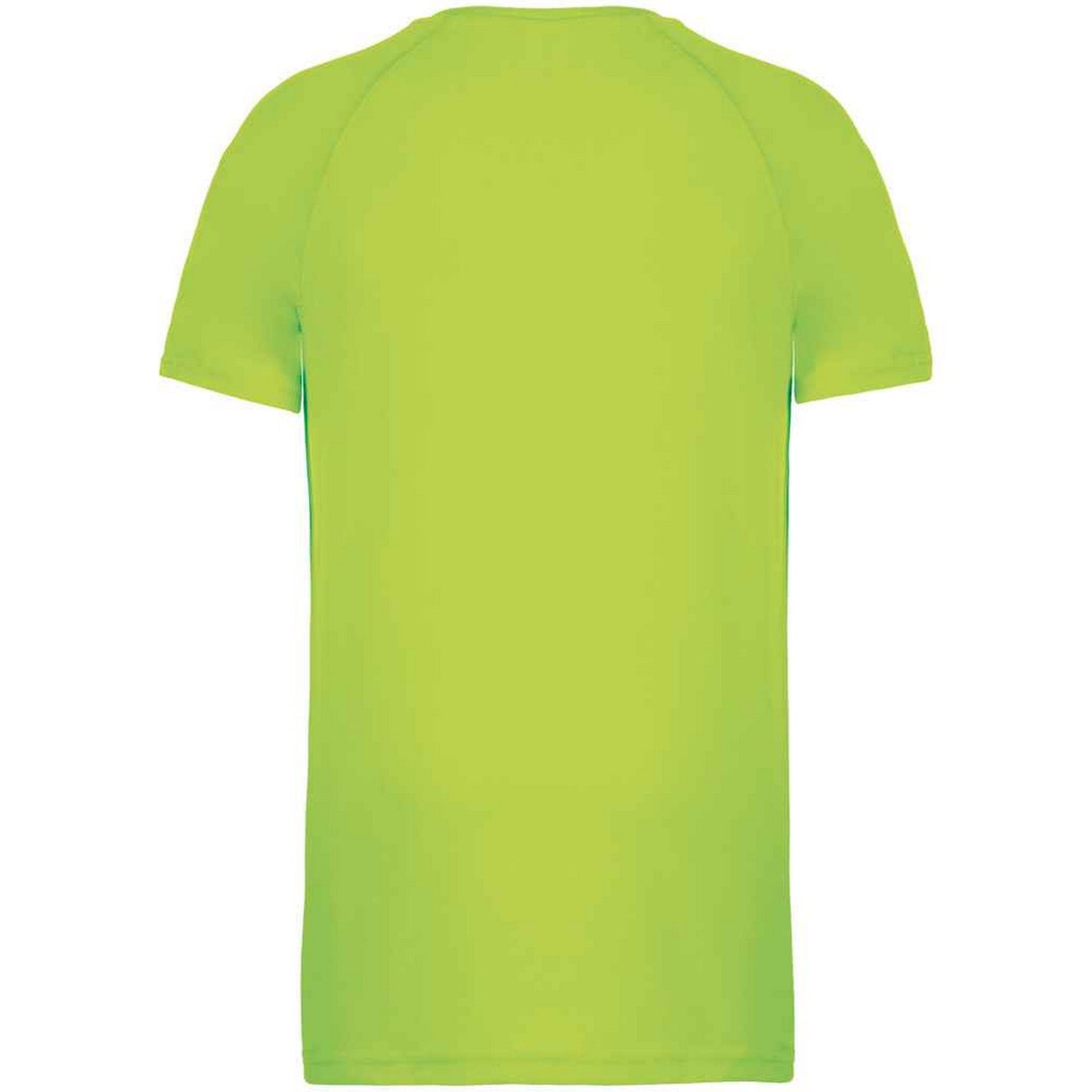 Lime - Back - Proact Mens Performance Short-Sleeved T-Shirt