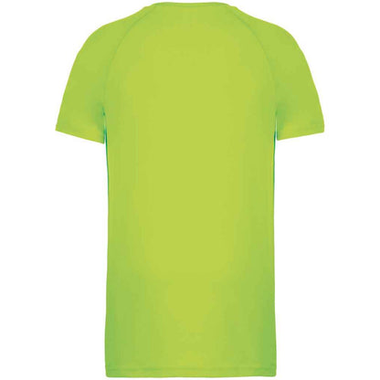 Lime - Back - Proact Mens Performance Short-Sleeved T-Shirt