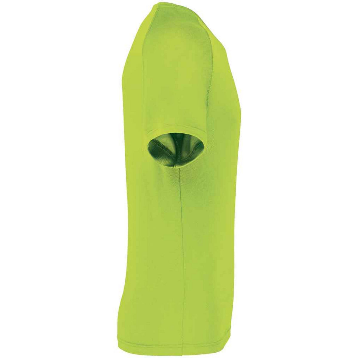 Lime - Side - Proact Mens Performance Short-Sleeved T-Shirt