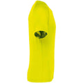 Fluorescent Yellow - Side - Proact Mens Performance Short-Sleeved T-Shirt