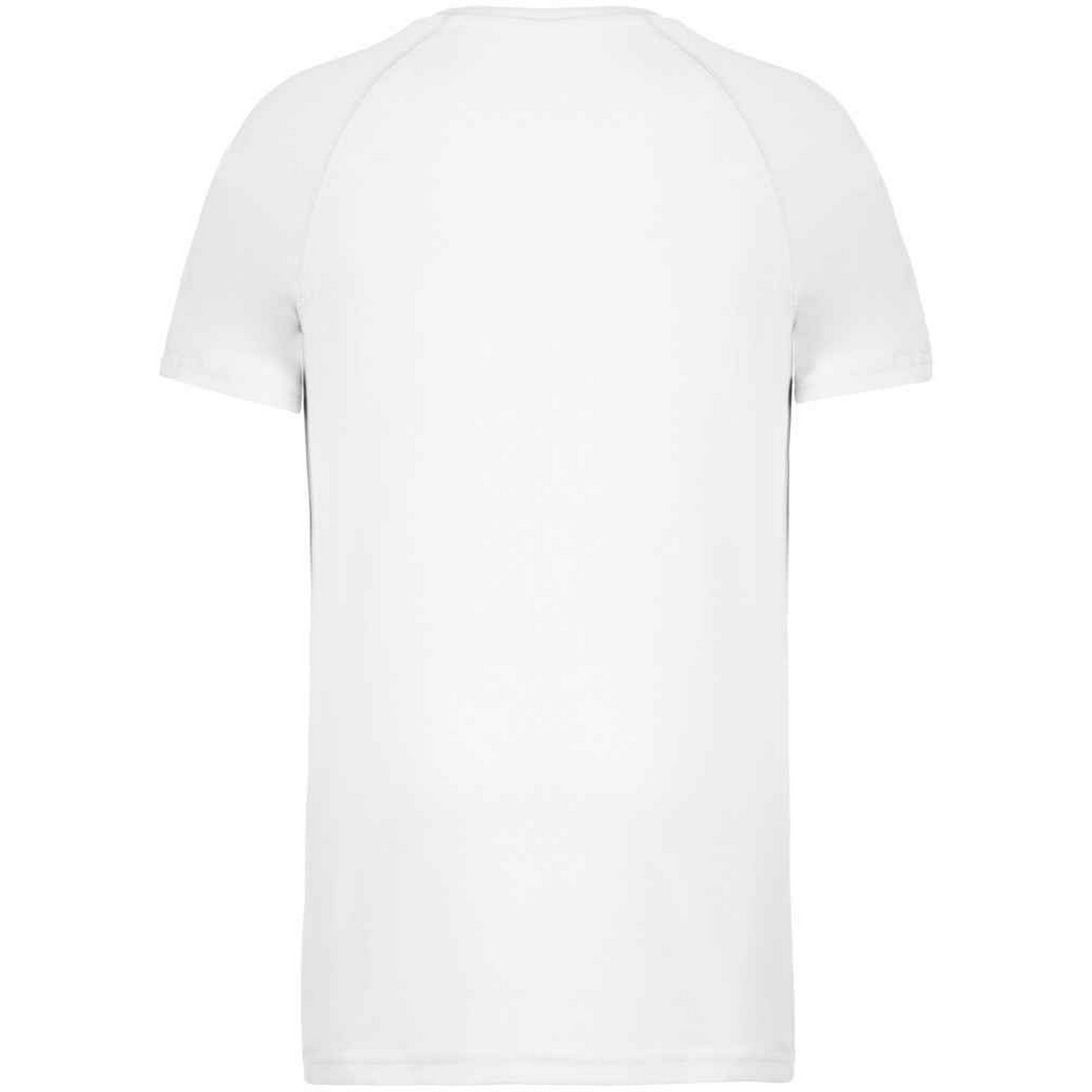 White - Back - Proact Mens Performance Short-Sleeved T-Shirt