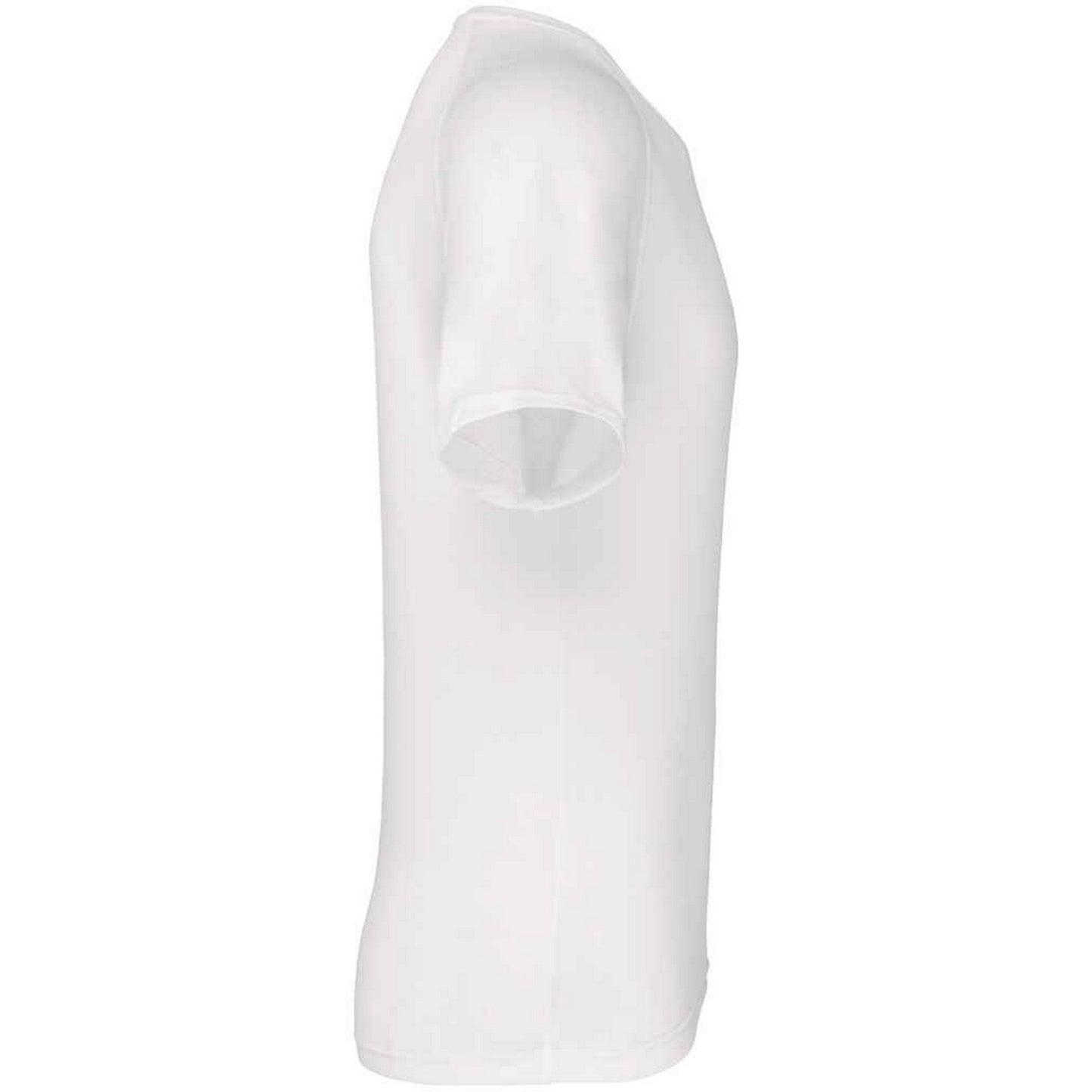 White - Side - Proact Mens Performance Short-Sleeved T-Shirt