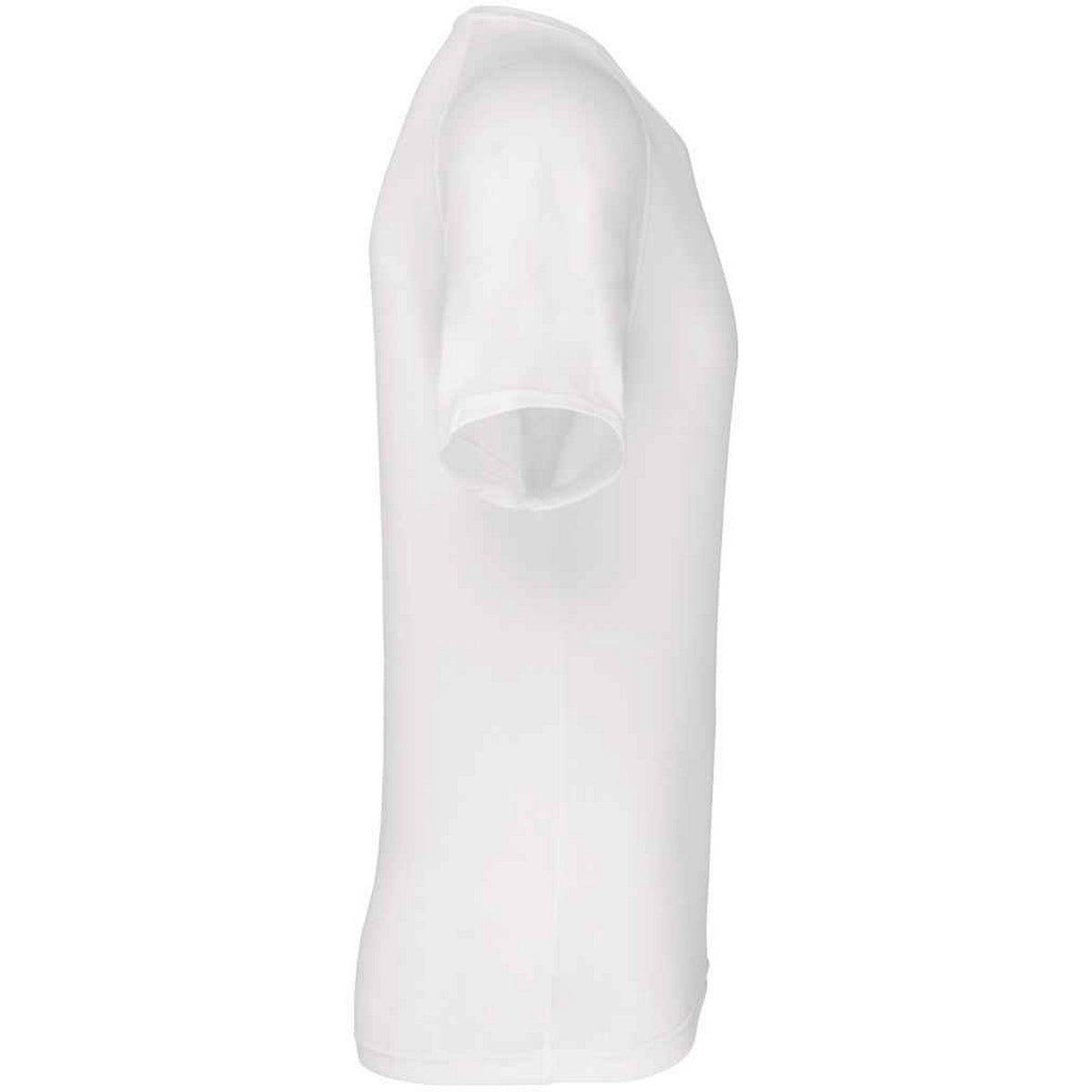 White - Side - Proact Mens Performance Short-Sleeved T-Shirt