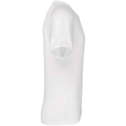 White - Side - Proact Mens Performance Short-Sleeved T-Shirt