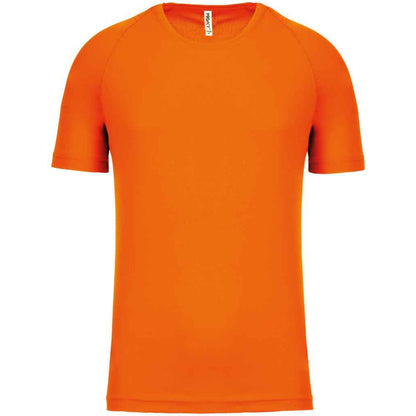 Fluorescent Orange - Front - Proact Mens Performance Short-Sleeved T-Shirt