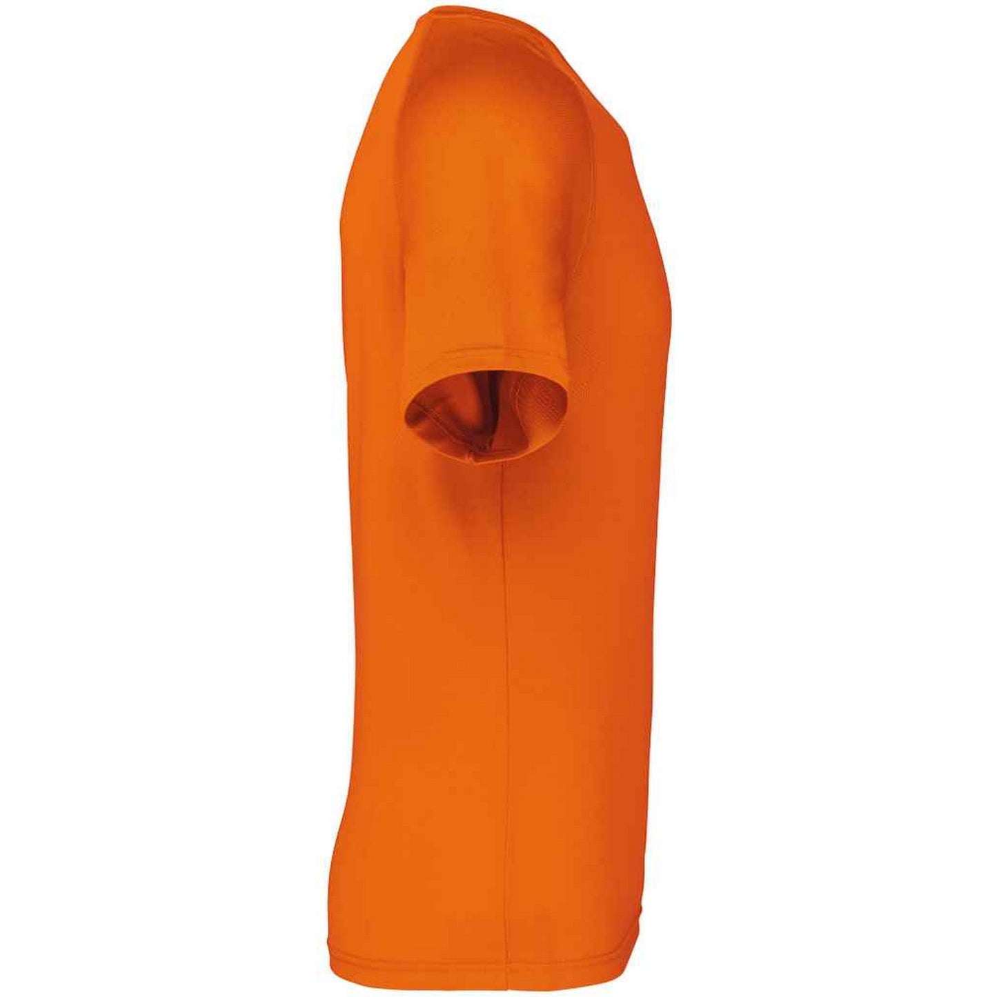 Fluorescent Orange - Side - Proact Mens Performance Short-Sleeved T-Shirt