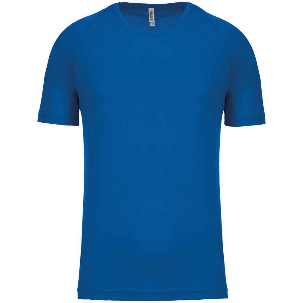 Sporty Royal Blue - Front - Proact Mens Performance Short-Sleeved T-Shirt