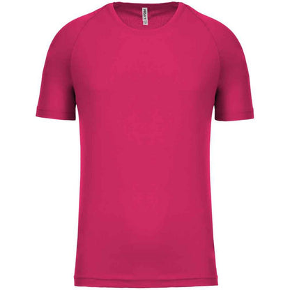 Fuchsia - Front - Proact Mens Performance Short-Sleeved T-Shirt