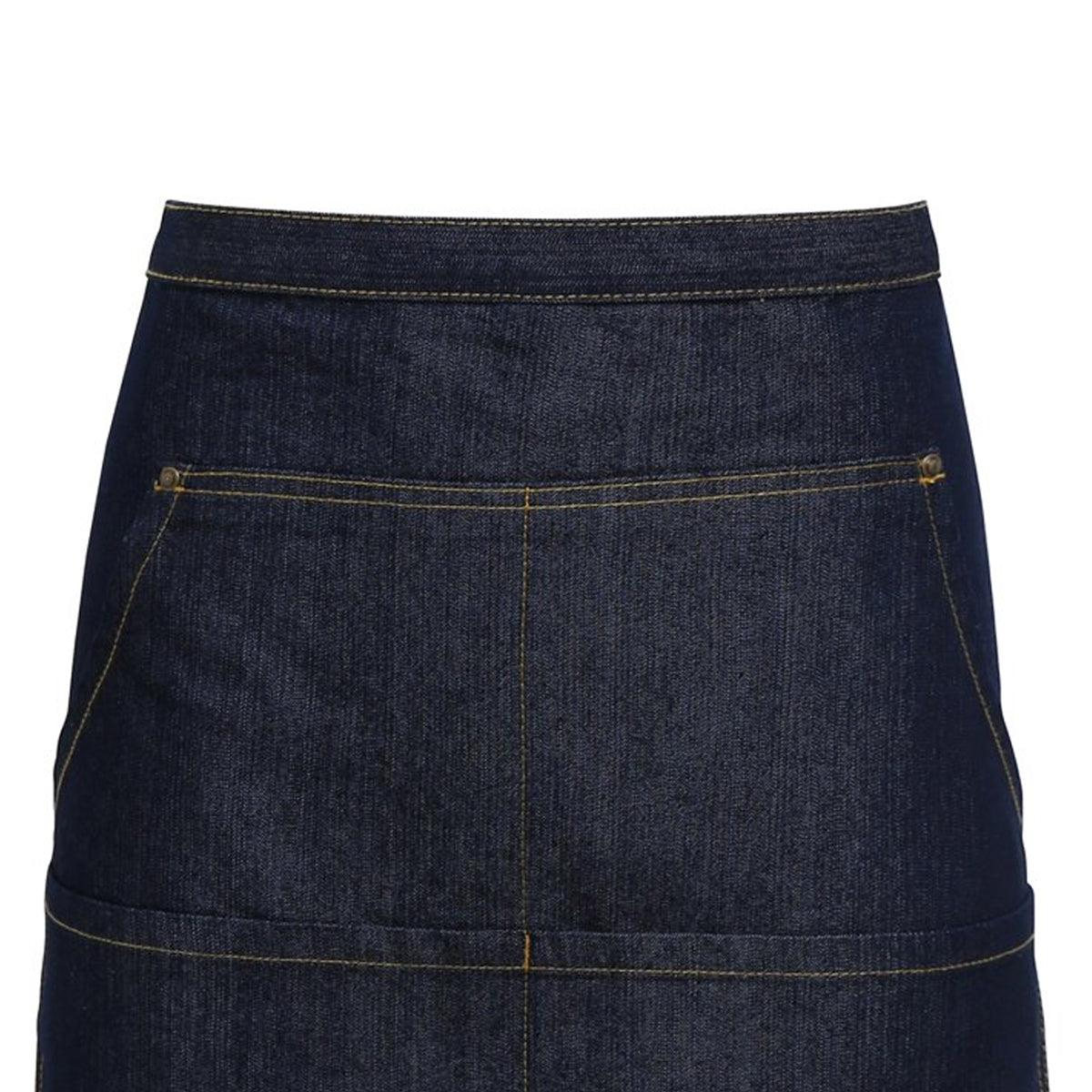 Indigo Denim - Back - Premier Unisex Adult Waist Apron