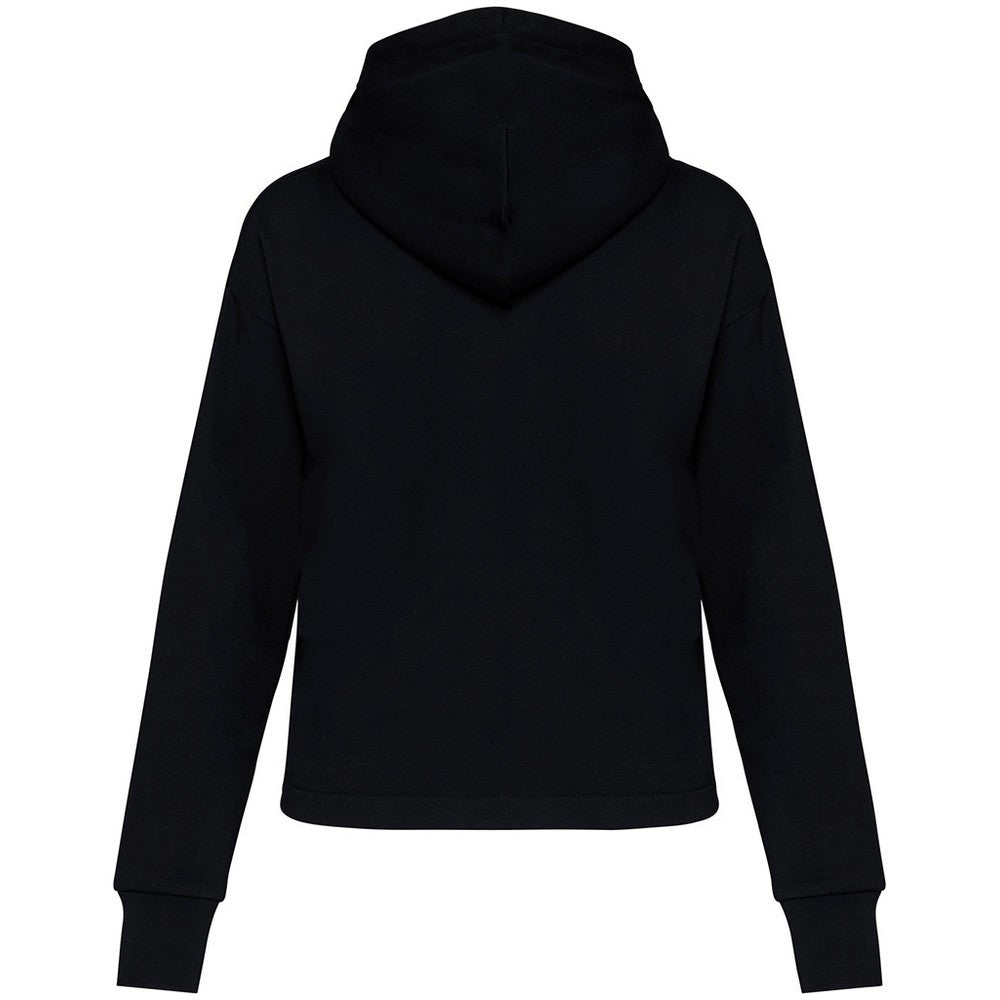 Black - Back - Native Spirit Womens-Ladies Full Zip Hoodie