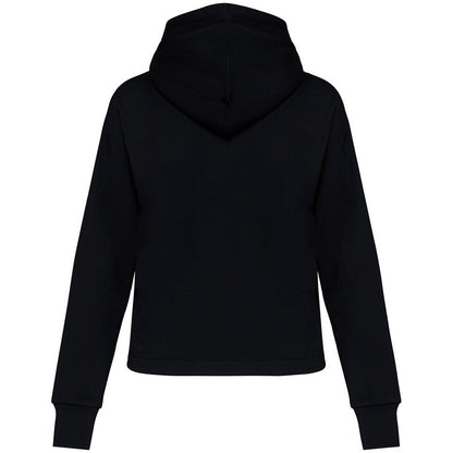 Black - Back - Native Spirit Womens-Ladies Full Zip Hoodie