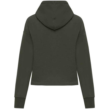 Organic Khaki - Back - Native Spirit Womens-Ladies Full Zip Hoodie