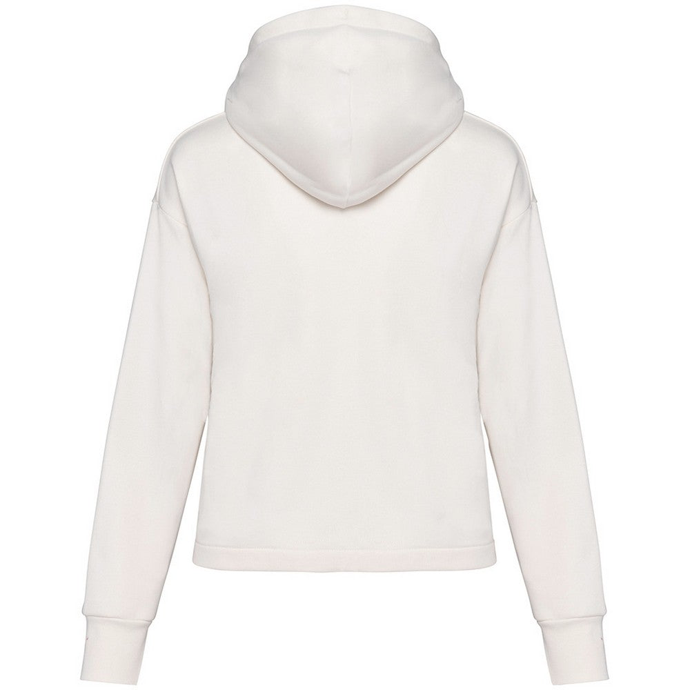 Ivory - Back - Native Spirit Womens-Ladies Full Zip Hoodie