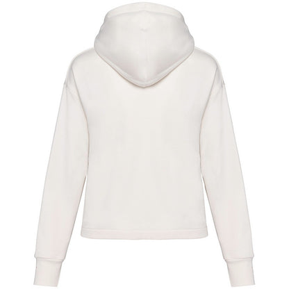 Ivory - Back - Native Spirit Womens-Ladies Full Zip Hoodie