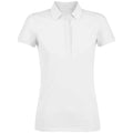 Optic White - Front - NEOBLU Womens-Ladies Owen Piqué Polo Shirt