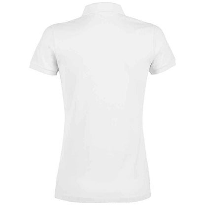 Optic White - Back - NEOBLU Womens-Ladies Owen Piqué Polo Shirt