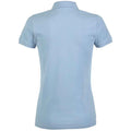 Soft Blue - Back - NEOBLU Womens-Ladies Owen Piqué Polo Shirt