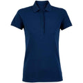Deep Blue - Front - NEOBLU Womens-Ladies Owen Piqué Polo Shirt