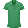 Spring Green - Front - SOLS Womens-Ladies Planet Piqué Organic Polo Shirt