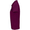 Astral Purple - Side - SOLS Womens-Ladies Planet Piqué Organic Polo Shirt
