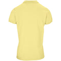 Light Yellow - Back - SOLS Womens-Ladies Planet Piqué Organic Polo Shirt