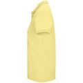 Light Yellow - Side - SOLS Womens-Ladies Planet Piqué Organic Polo Shirt