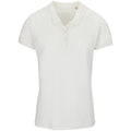 Off White - Front - SOLS Womens-Ladies Planet Piqué Organic Polo Shirt