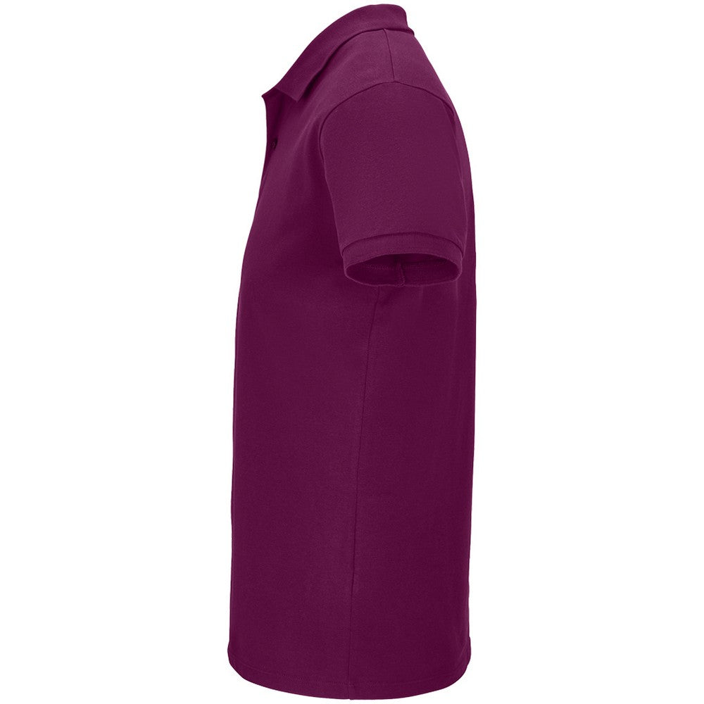 Astral Purple - Side - SOLS Mens Planet Piqué Organic Polo Shirt