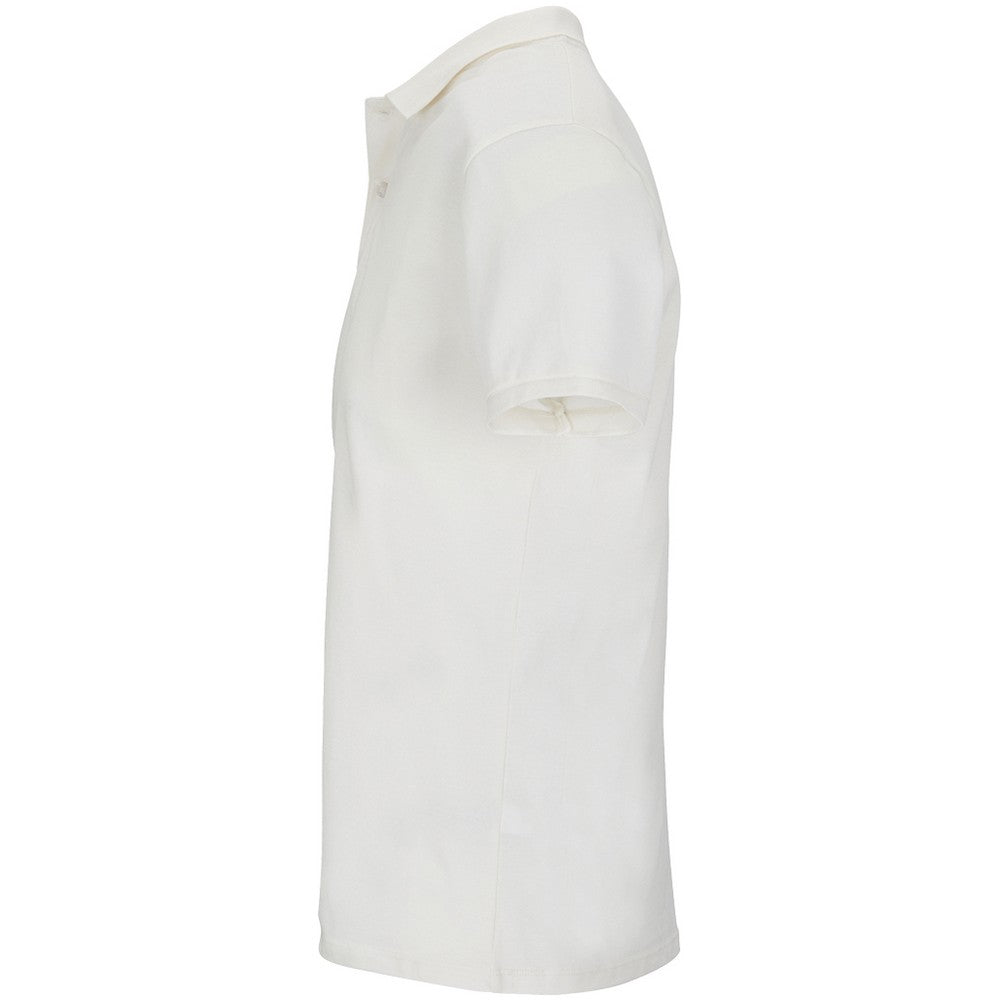 Off White - Side - SOLS Mens Planet Piqué Organic Polo Shirt