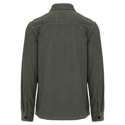 Organic Khaki - Back - Native Spirit Mens Corduroy Washed Jacket