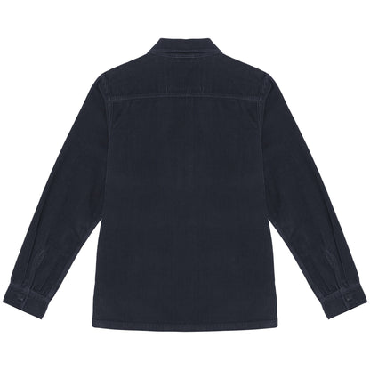 Navy - Back - Native Spirit Mens Corduroy Washed Jacket