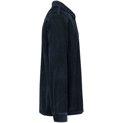 Navy - Side - Native Spirit Mens Corduroy Washed Jacket