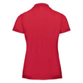 Classic Red - Back - Russell Womens-Ladies Classic Plain Polycotton Polo Shirt