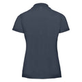 Convoy Grey - Back - Russell Womens-Ladies Classic Plain Polycotton Polo Shirt