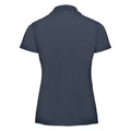 French Navy - Back - Russell Womens-Ladies Classic Plain Polycotton Polo Shirt