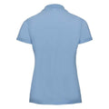 Sky Blue - Back - Russell Womens-Ladies Classic Plain Polycotton Polo Shirt