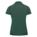 Bottle Green - Back - Russell Womens-Ladies Classic Plain Polycotton Polo Shirt