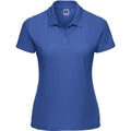Bright Royal Blue - Front - Russell Womens-Ladies Classic Plain Polycotton Polo Shirt