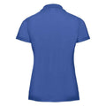 Bright Royal Blue - Back - Russell Womens-Ladies Classic Plain Polycotton Polo Shirt