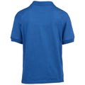 Royal Blue - Back - Gildan Childrens-Kids Plain Jersey Polo Shirt